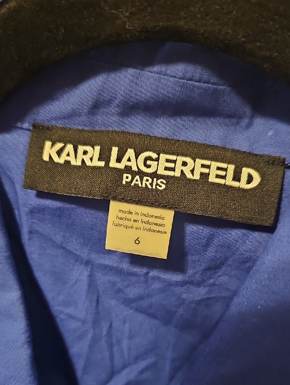 Karl Lagerfeld Paris Belted Trench Style Midi Dress Size 6 - Picture 9 of 11